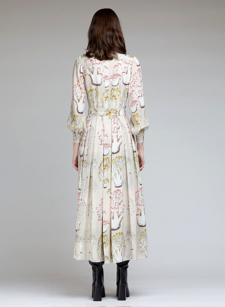 Dresses Love Binetti Lea Dress in Coral Print Love Binetti
