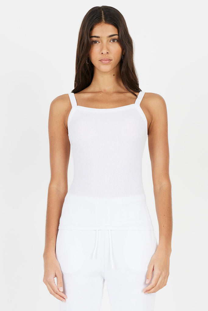 Tops Cotton Citizen Verona Tank in White Cotton Citizen