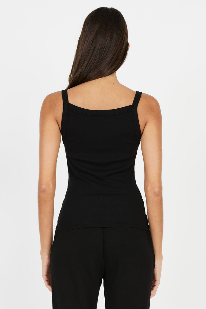 Tops Cotton Citizen Verona Tank in Black Cotton Citizen
