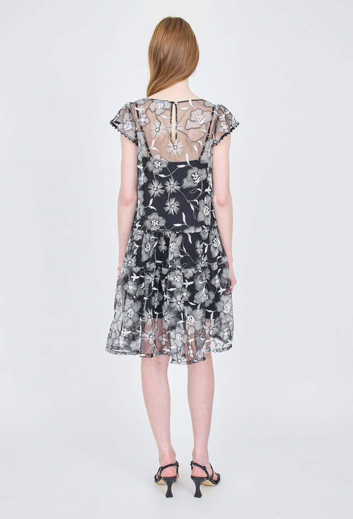 Dresses Christy Lynn Callie Dress in Black and White Christy Lynn