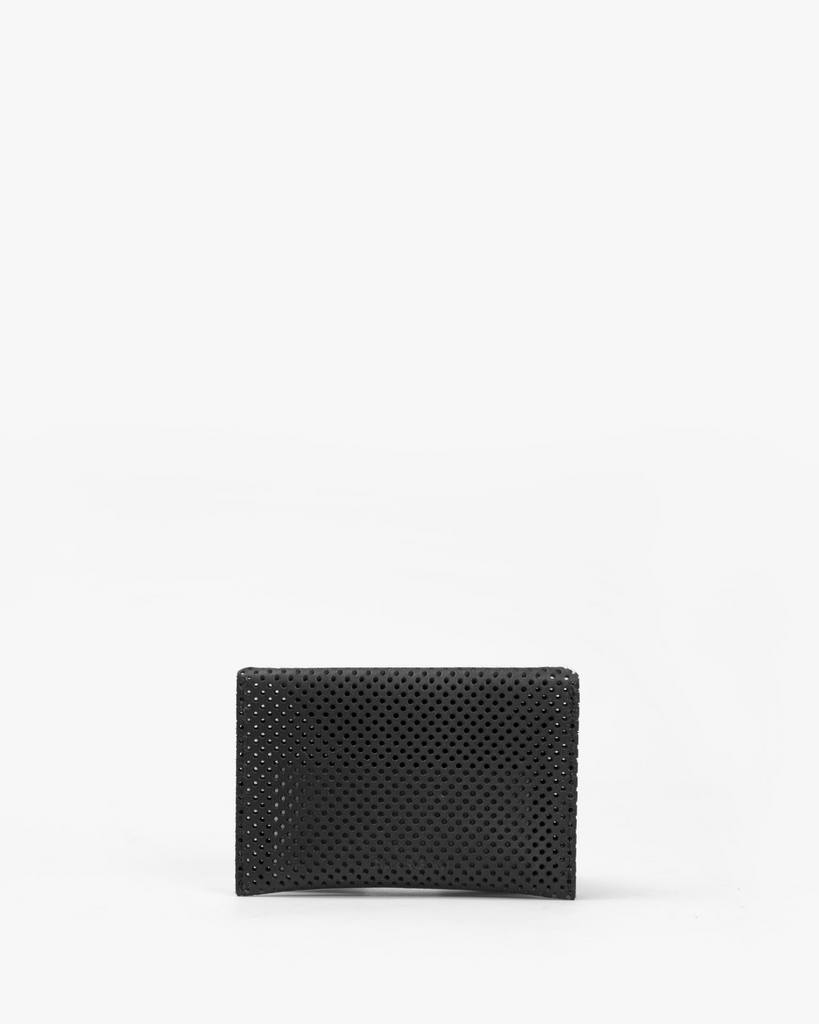 Wallets Clare V. Card Envelope in Perforated Black Clare V.