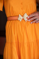 Belts Cesoli Reversible Leather Belt in Habanero/Chestnut Cesoli