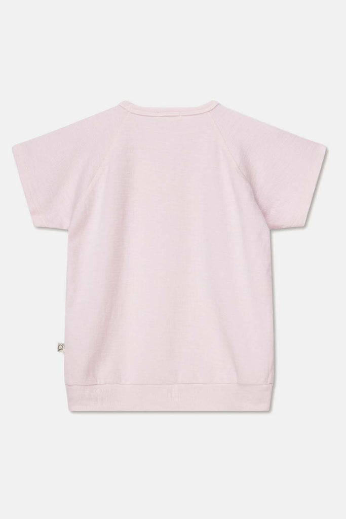 Childrens Apparel My Little Cozmo Short Sleeve Sweatshirt in Pink My Little Cozmo