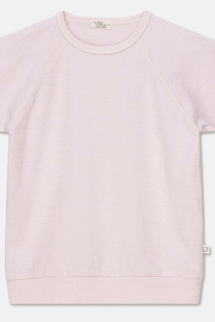 Childrens Apparel My Little Cozmo Short Sleeve Sweatshirt in Pink My Little Cozmo