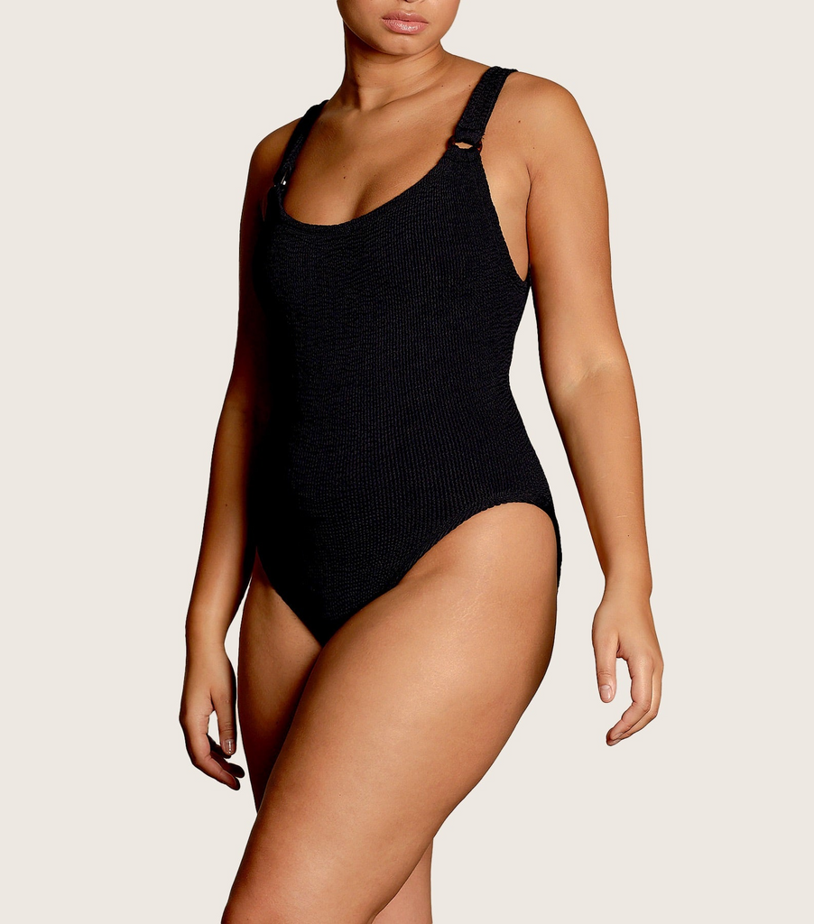 Swimwear Hunza G Domino Swimsuit in Black Hunza G