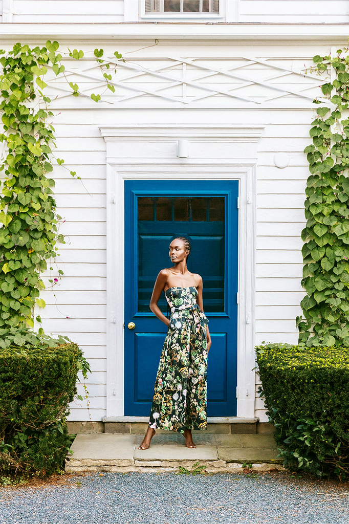 Jumpsuits Cara Cara Elsa Jumpsuit in Black Floral Cara Cara