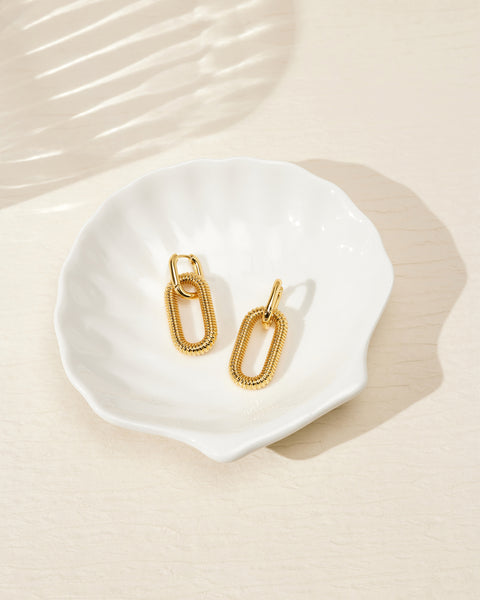 Earrings Luv Aj Le Signe Loop Hoops Luv Aj