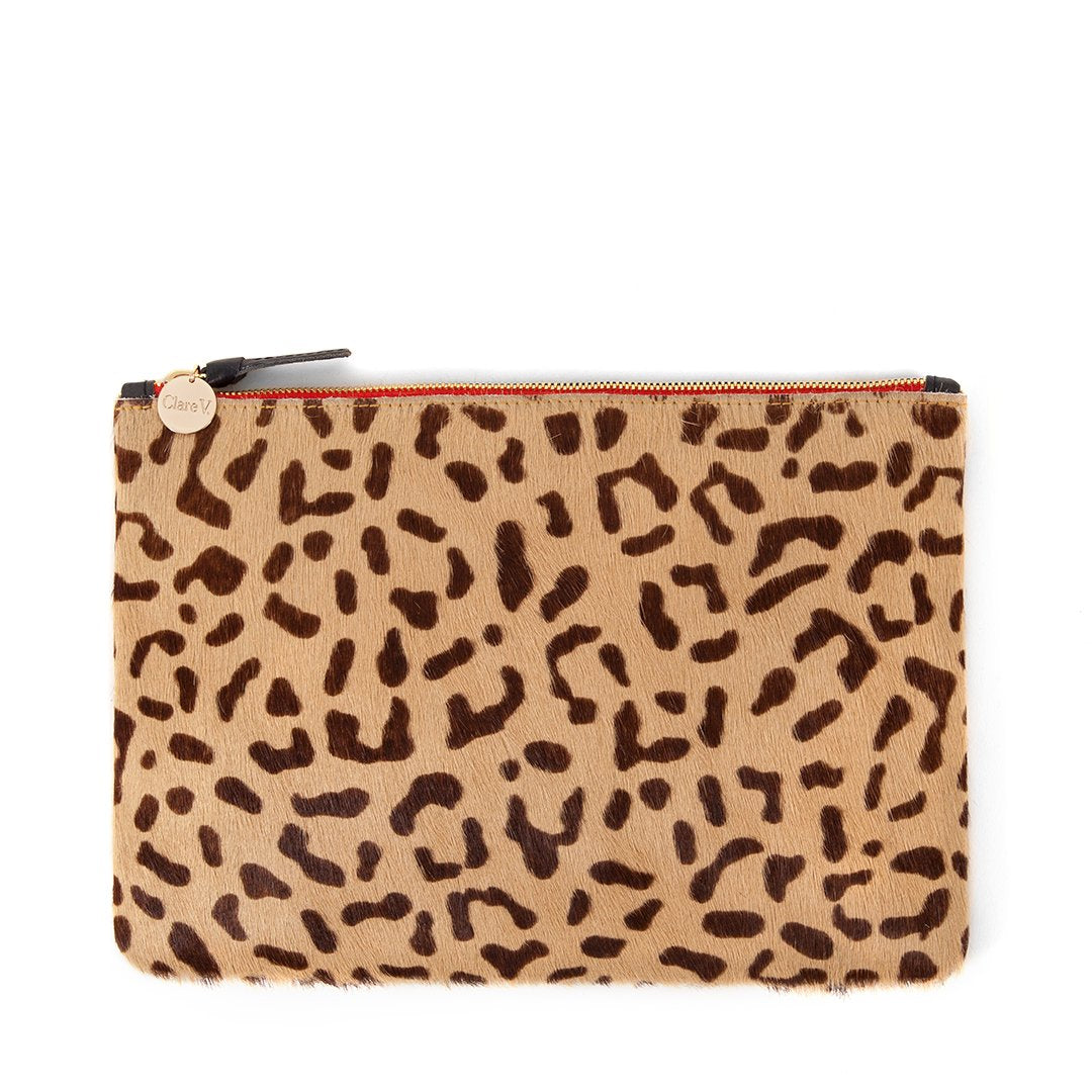 Clare V. Flat Clutch in Cat – Serafina