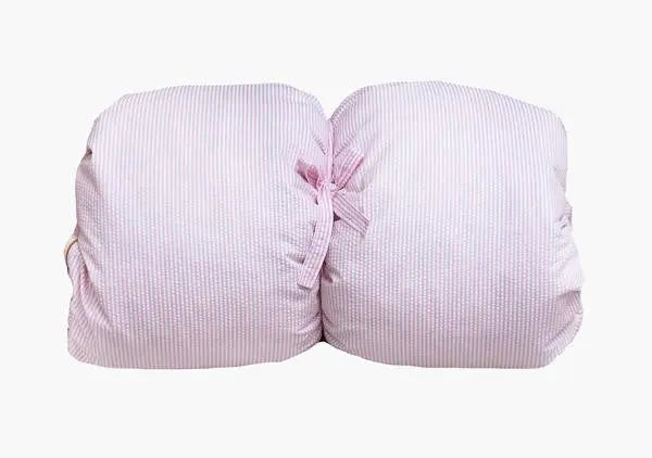 Market Hedge House Bed Roll in Pink Seersucker Hedgehouse 