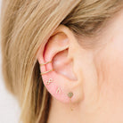 Earrings Zoe Chicco Itty Bitty Infinity Stud in Yellow Gold Zoe Chicco