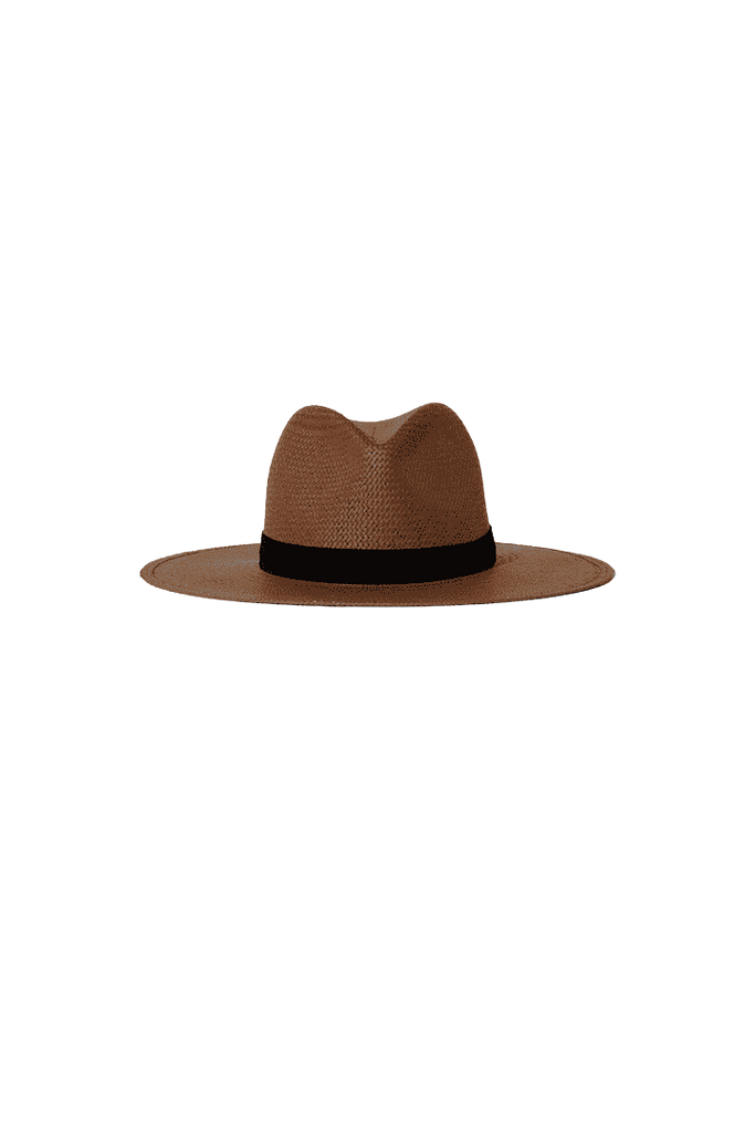 Hats Janessa Leone Michon Hat in Brown Janessa Leone