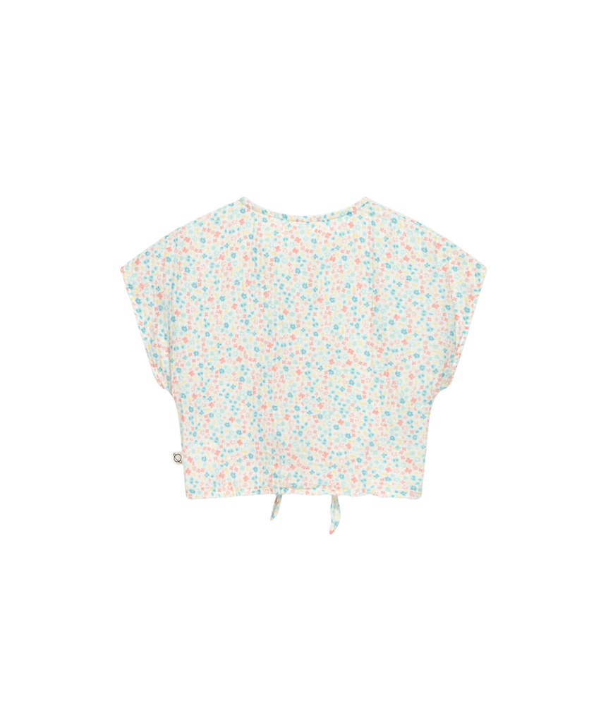 Childrens Apparel My Little Cozmo Tie Blouse in Floral My Little Cozmo