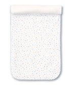 Baby Kissy Kissy Superstar Burp Cloth in White and Light Blue Kissy Kissy