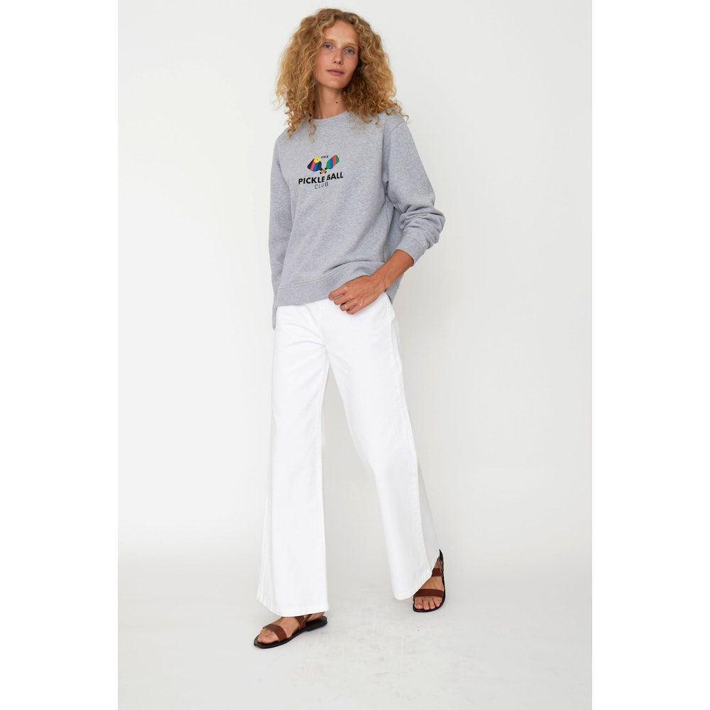 Tops Kule Graphic Sweater in Heather Grey Kule