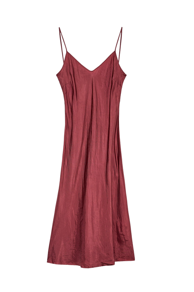 Dresses Organic by John Patrick Long Bias Slip Dress in Bordeaux Organic by John Patrick