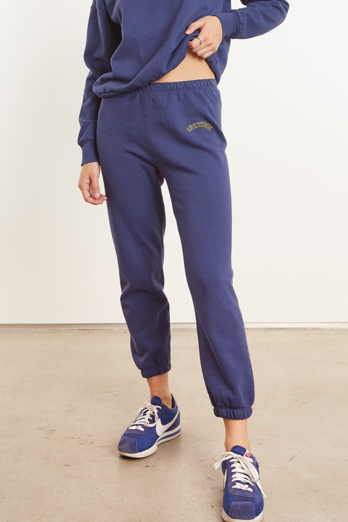 Pants SPRWMN College Logo Sweatpant in Cobalt Sprwmn
