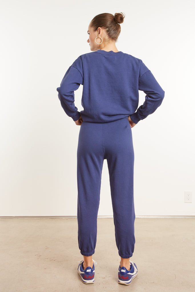 Pants SPRWMN College Logo Sweatpant in Cobalt Sprwmn