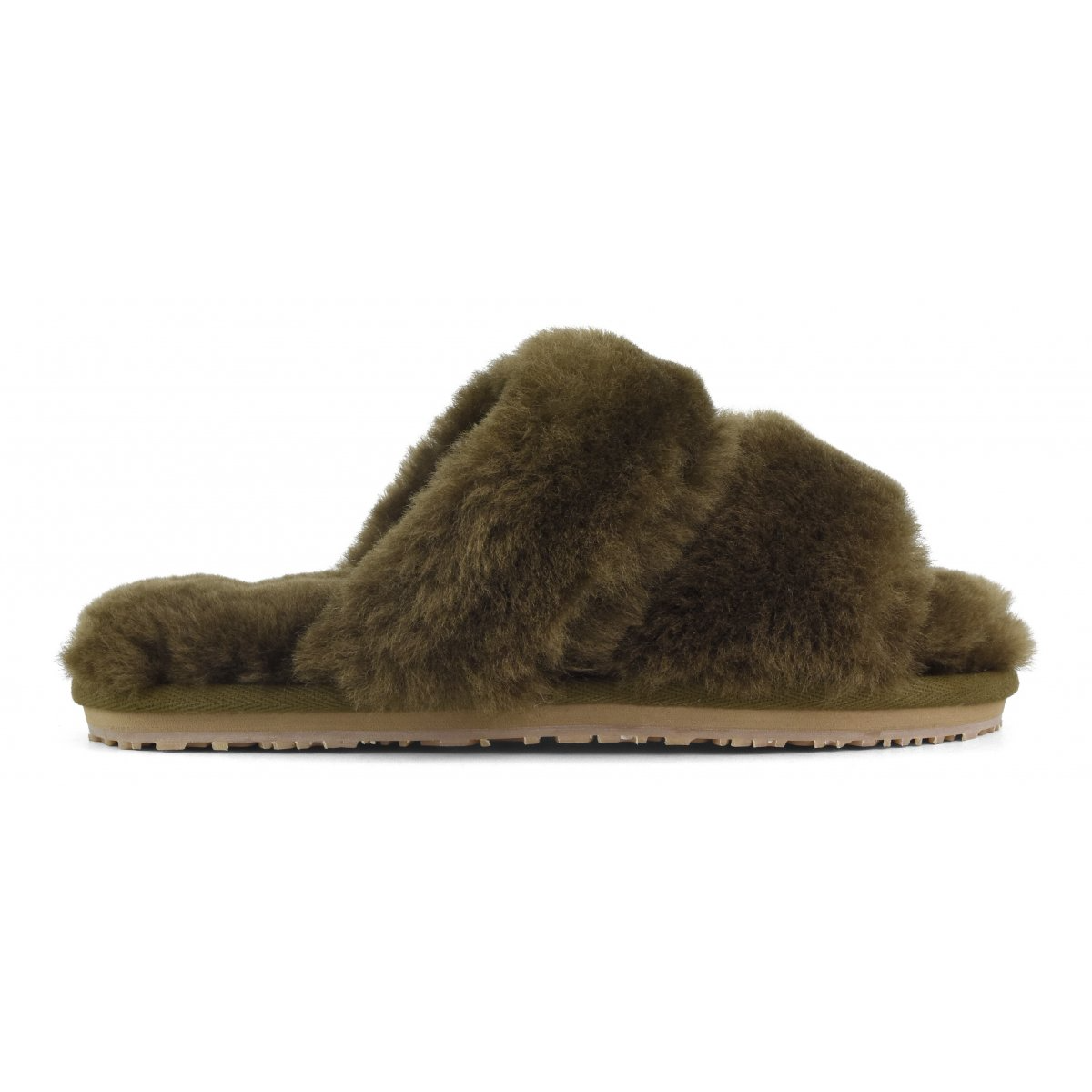 Fluffy stripe best sale slipper