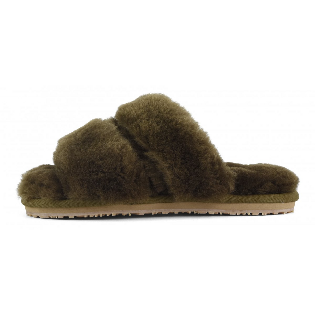 Shoes Mou 2 Stripe Slide Slipper in Milty Mou