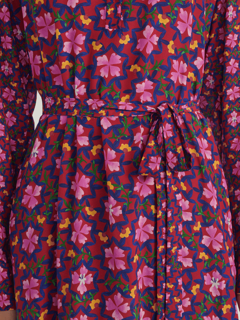 Dresses Saloni Bobbi Dress in Wine Saloni