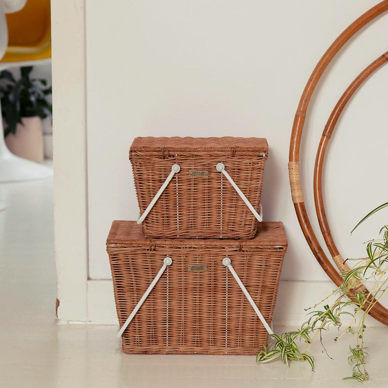 Baskets Olli Ella Piki Rattan Basket Olli Ella