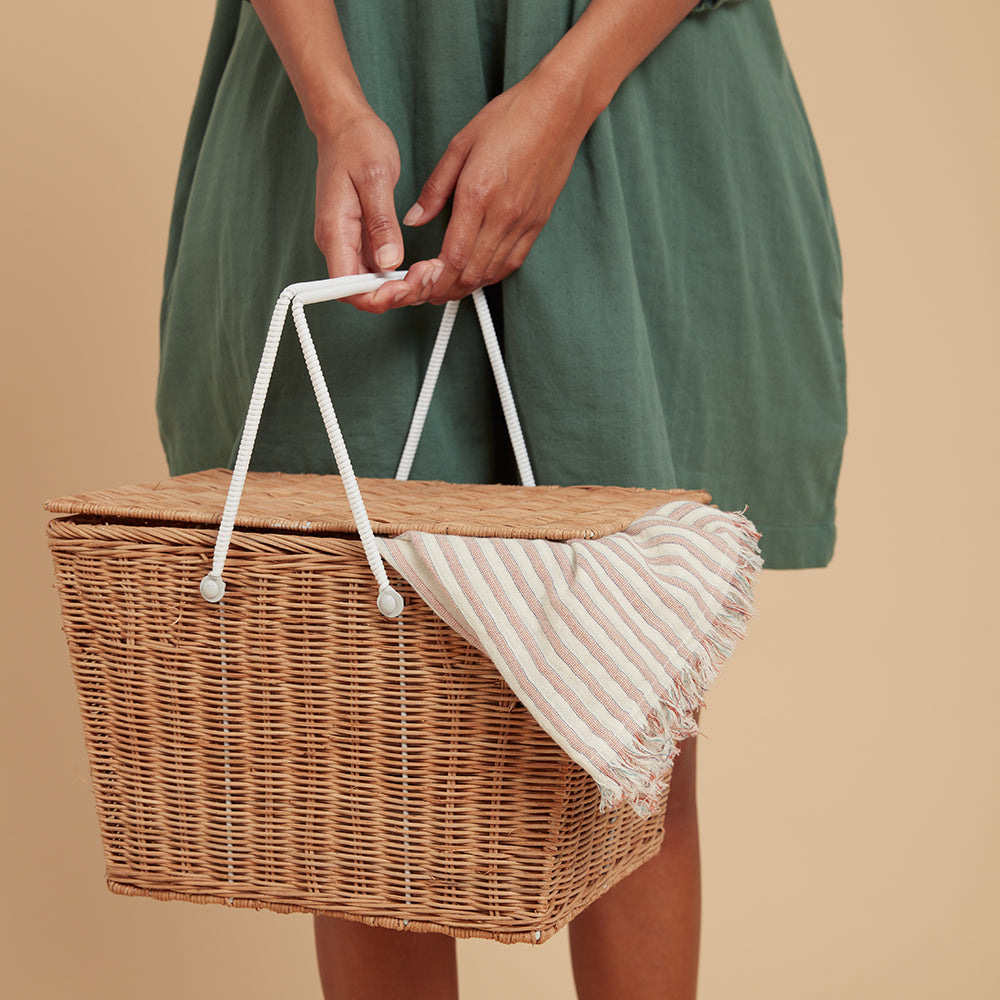 Olli Ella Piki Rattan Basket – Serafina