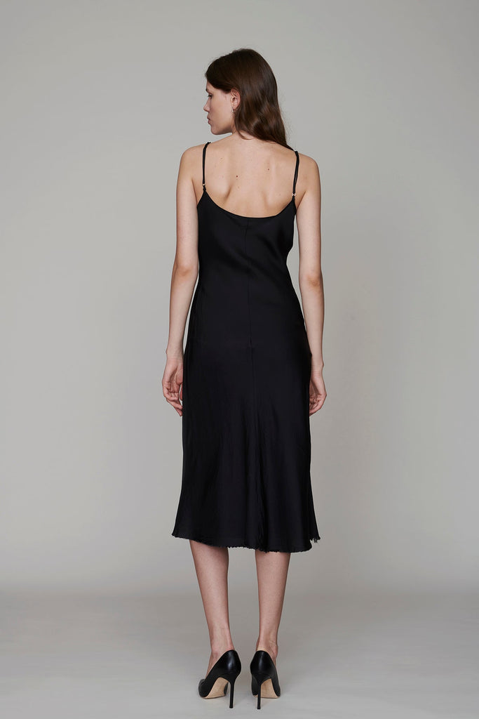 Dresses Organic by John Patrick Long Bias Slip Dress in Black Organic by John Patrick