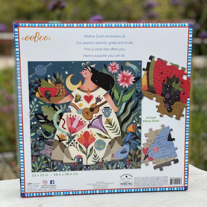 Toys Eeboo Mother Earth Puzzle Eeboo