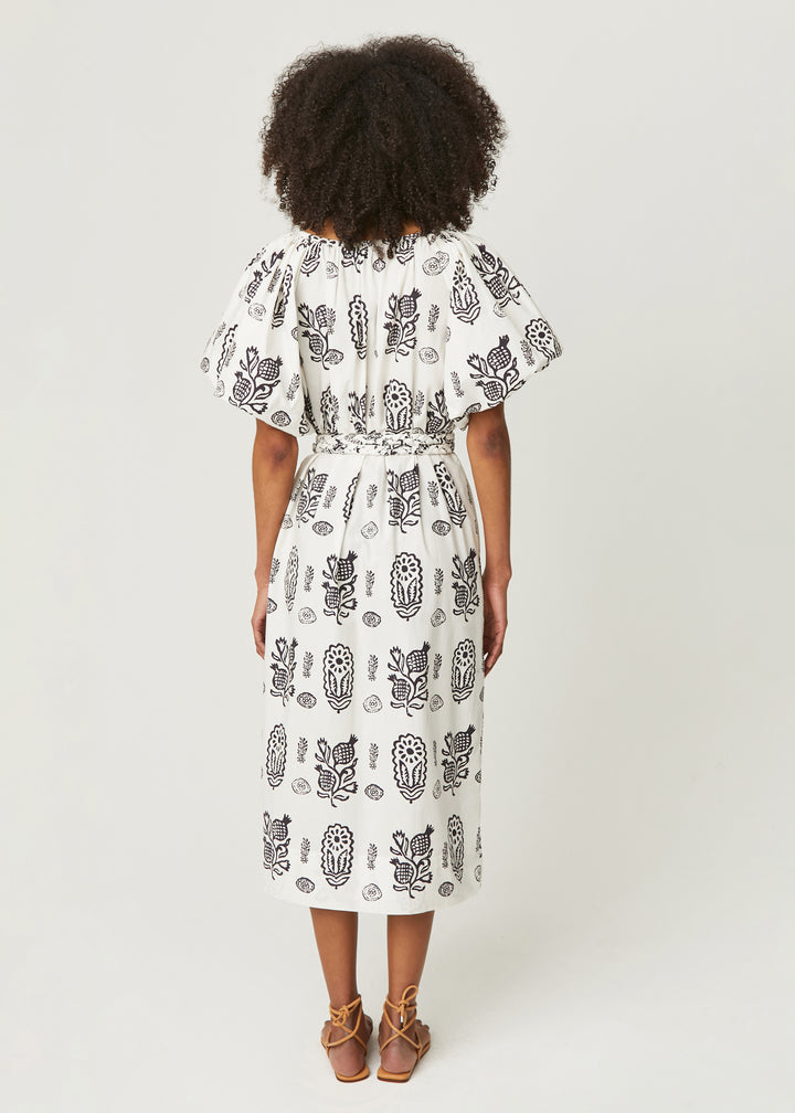 Dresses Rhode Resort Augustina Dress in Ivory Block Rhode Resort