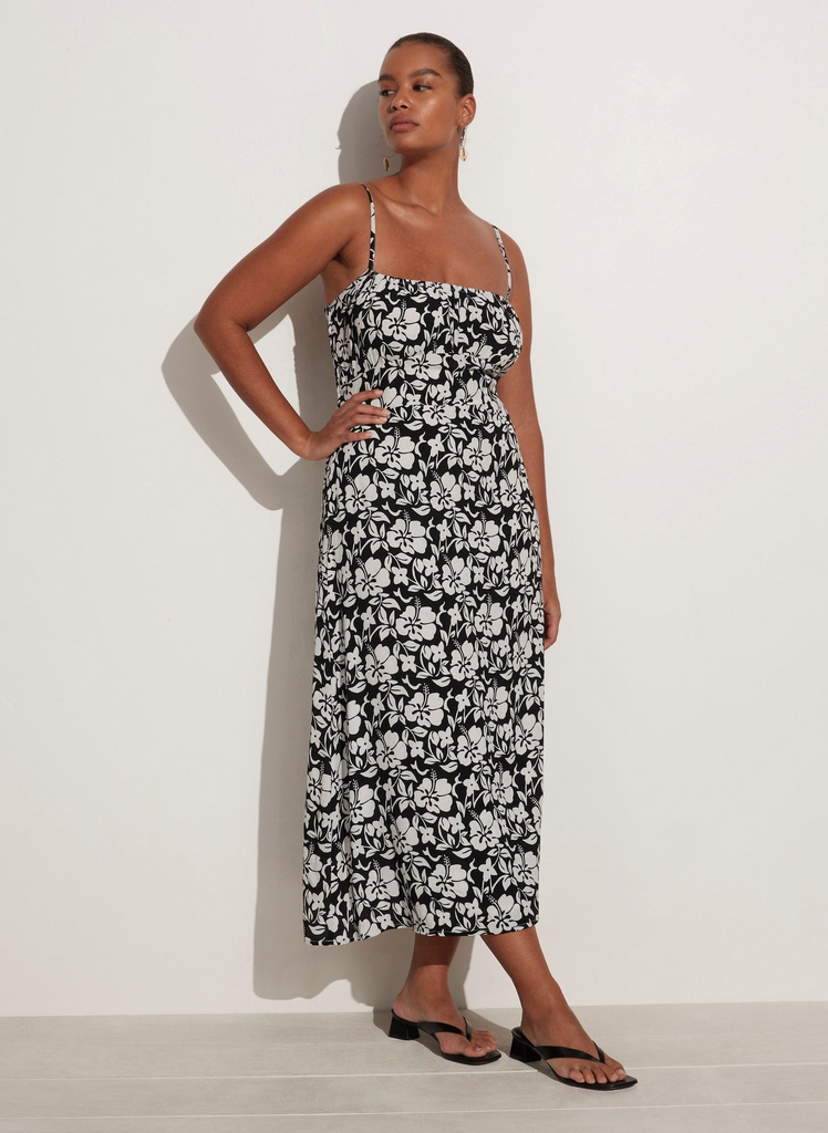 Dresses Faithfull the Brand Carioca Midi Dress in Behati Floral Faithfull the Brand
