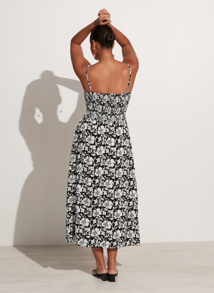Dresses Faithfull the Brand Carioca Midi Dress in Behati Floral Faithfull the Brand