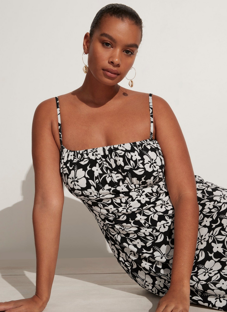 Dresses Faithfull the Brand Carioca Midi Dress in Behati Floral Faithfull the Brand