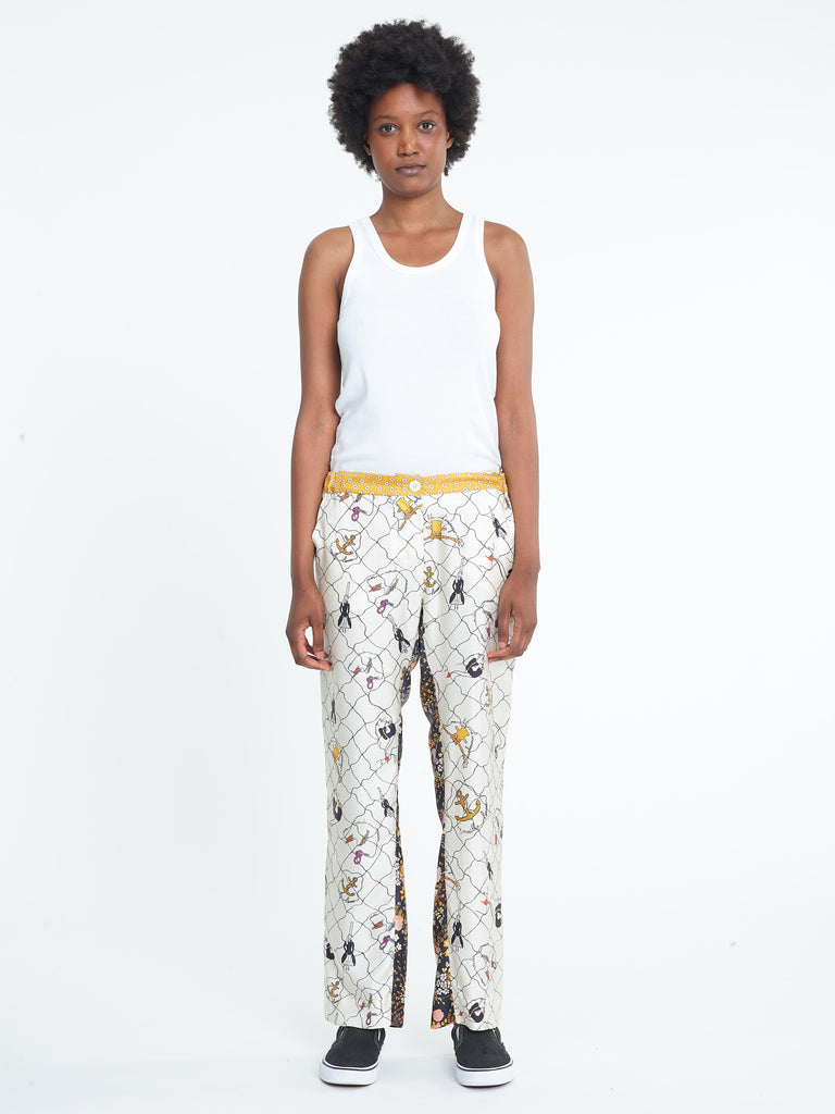 Pants La Prestic Ouiston Lucky Pant in Mix Peche La Prestic Ouiston
