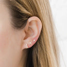 Earrings Dana Rebecca Sophia Ryan Mini Marquise Studs in Rose Gold Dana Rebecca