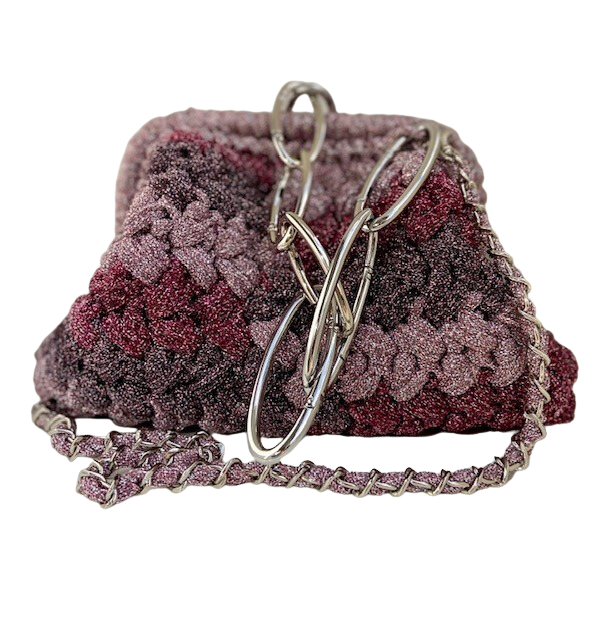 Handbags Lorenza Gandaglia Patch Tum Bag in Rose Pink Lorenza Gandaglia