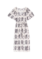 Dresses Rhode Resort Augustina Dress in Ivory Block Rhode Resort