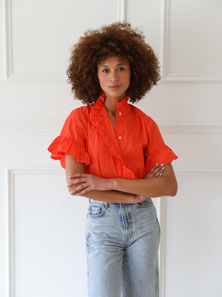 Tops Mille Vanessa Top in Poppy Mille