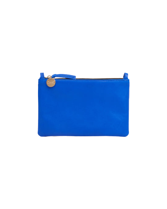 Handbags Clare V. Wallet Clutch in Electric Blue Clare V.