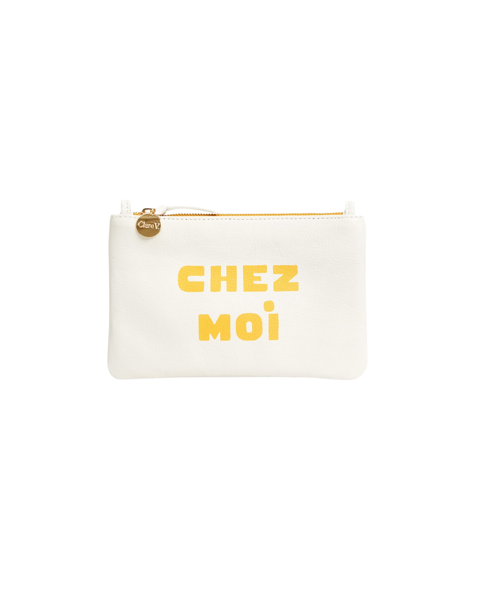 Clare V. Chez Moi Wallet Clutch in Cream – Serafina