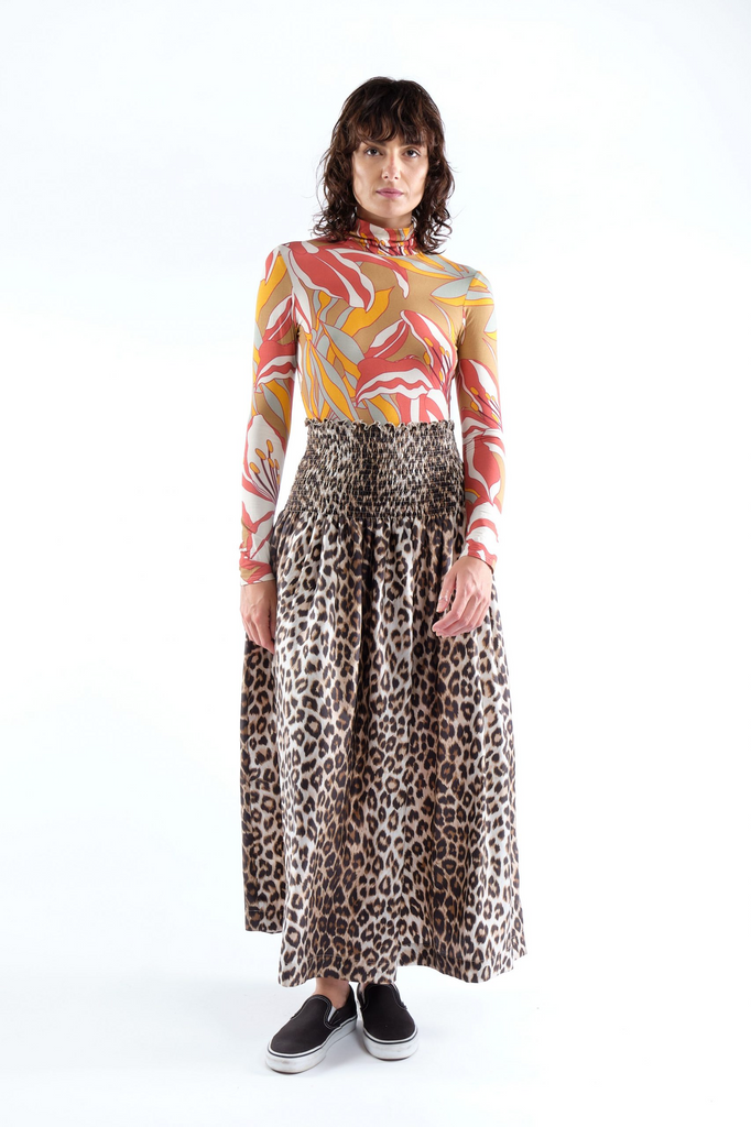 Skirts La Prestic Ouiston Mada Skirt in Panthere La Prestic Ouiston