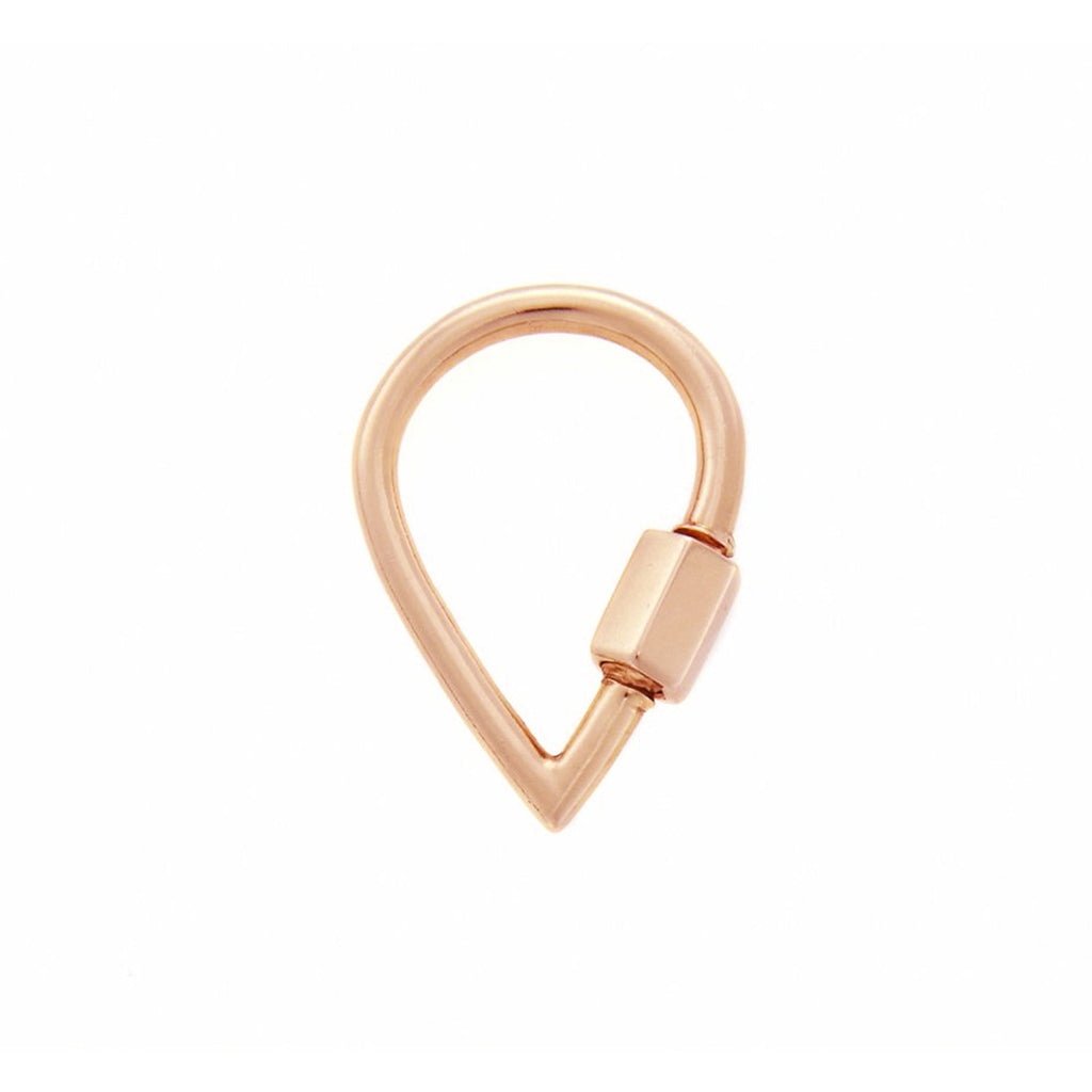 Pendants Marla Aaron Drop Lock in Yellow Gold Marla Aaron