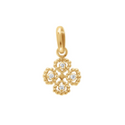 Pendants Gigi Clozeau Lucky Diamond Clover Pendant in Yellow Gold Gigi Clozeau