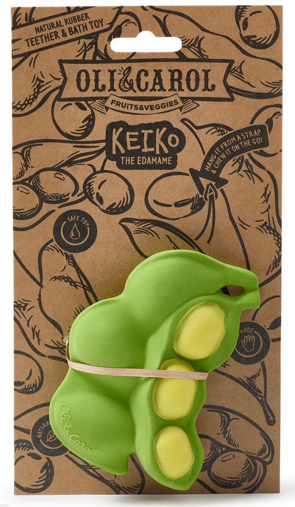 Toys Oli & Carol Keiko the Edamame Bath Toy Oli & Carol