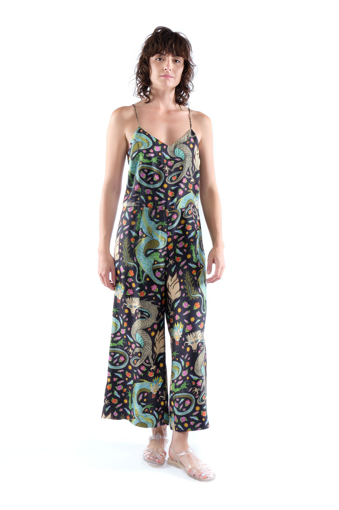 Jumpsuits La Prestic Ouiston Paulette Jumpsuit in Dragons La Prestic Ouiston