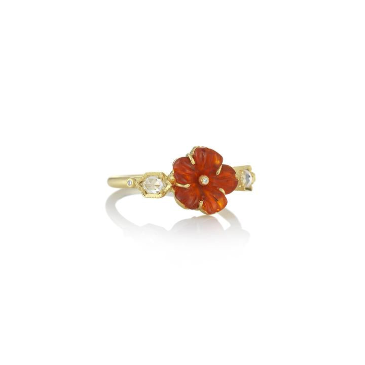 Rings Brooke Gregson Rivera Fire Opal Flower Ring Brooke Gregson