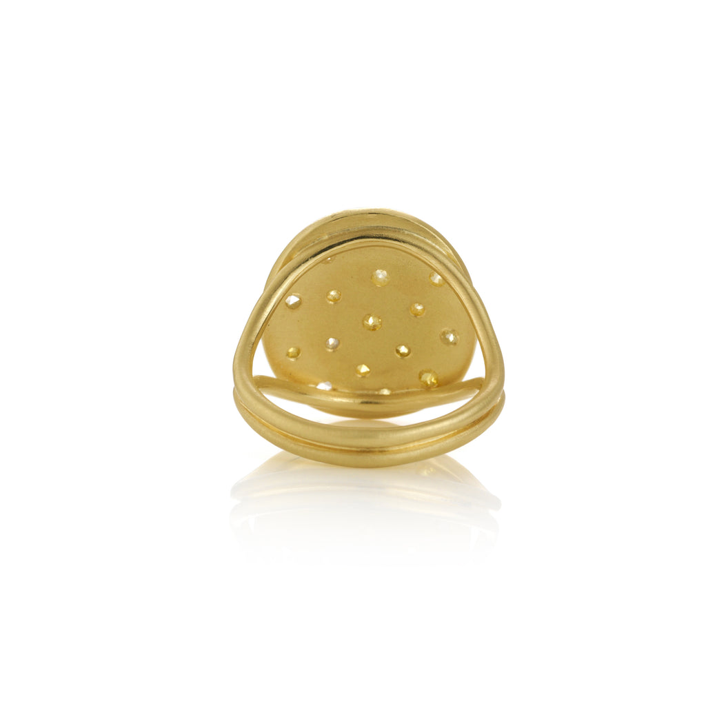 Rings Brooke Gregson Orbital Diamond Ring in Yellow Gold Brooke Gregson