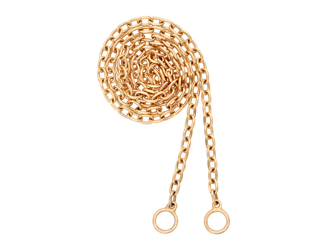 Necklaces Marla Aaron Pulley Chain Necklace in Yellow Gold Marla Aaron