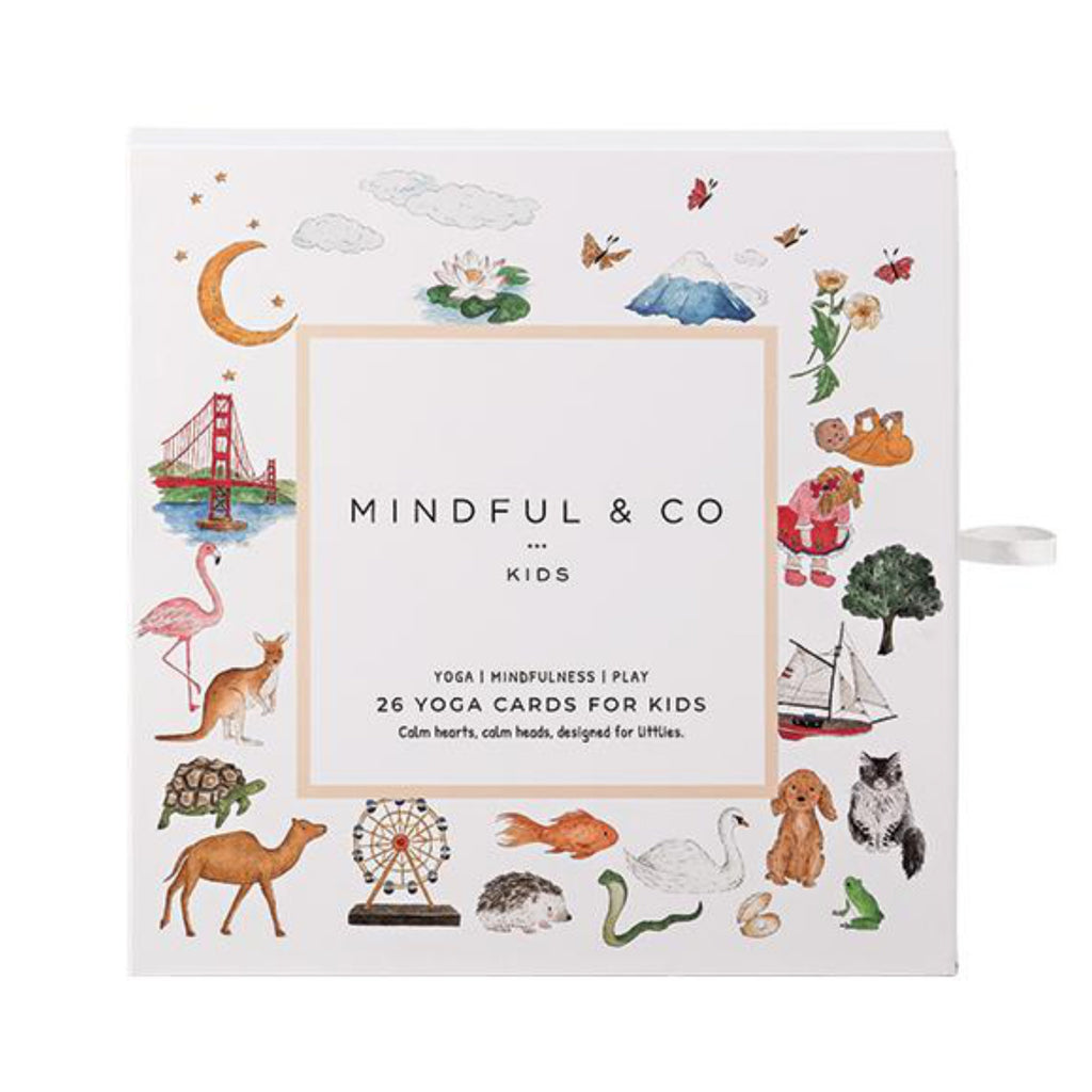 Toys Mindful & Co Yoga Flash Cards Mindful & Co